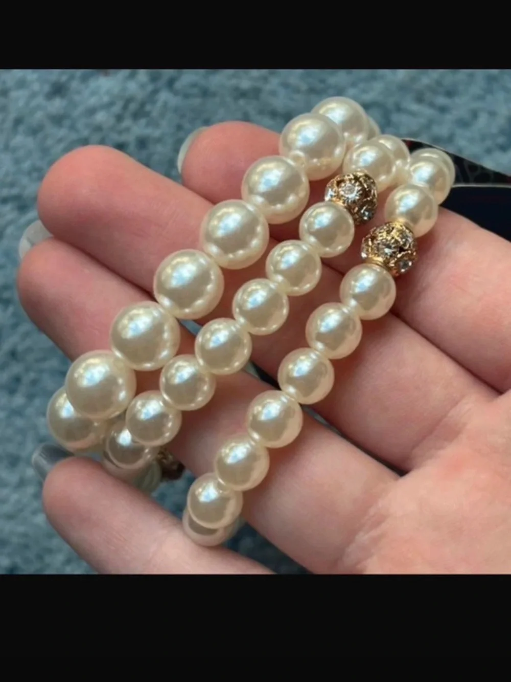 paparazzi pearl rhinestone